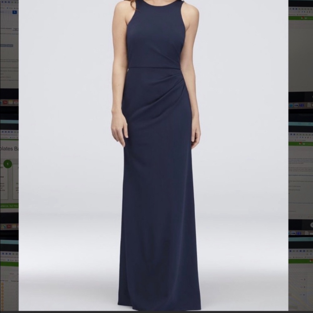 DB Studio A-lined, high neckline dress